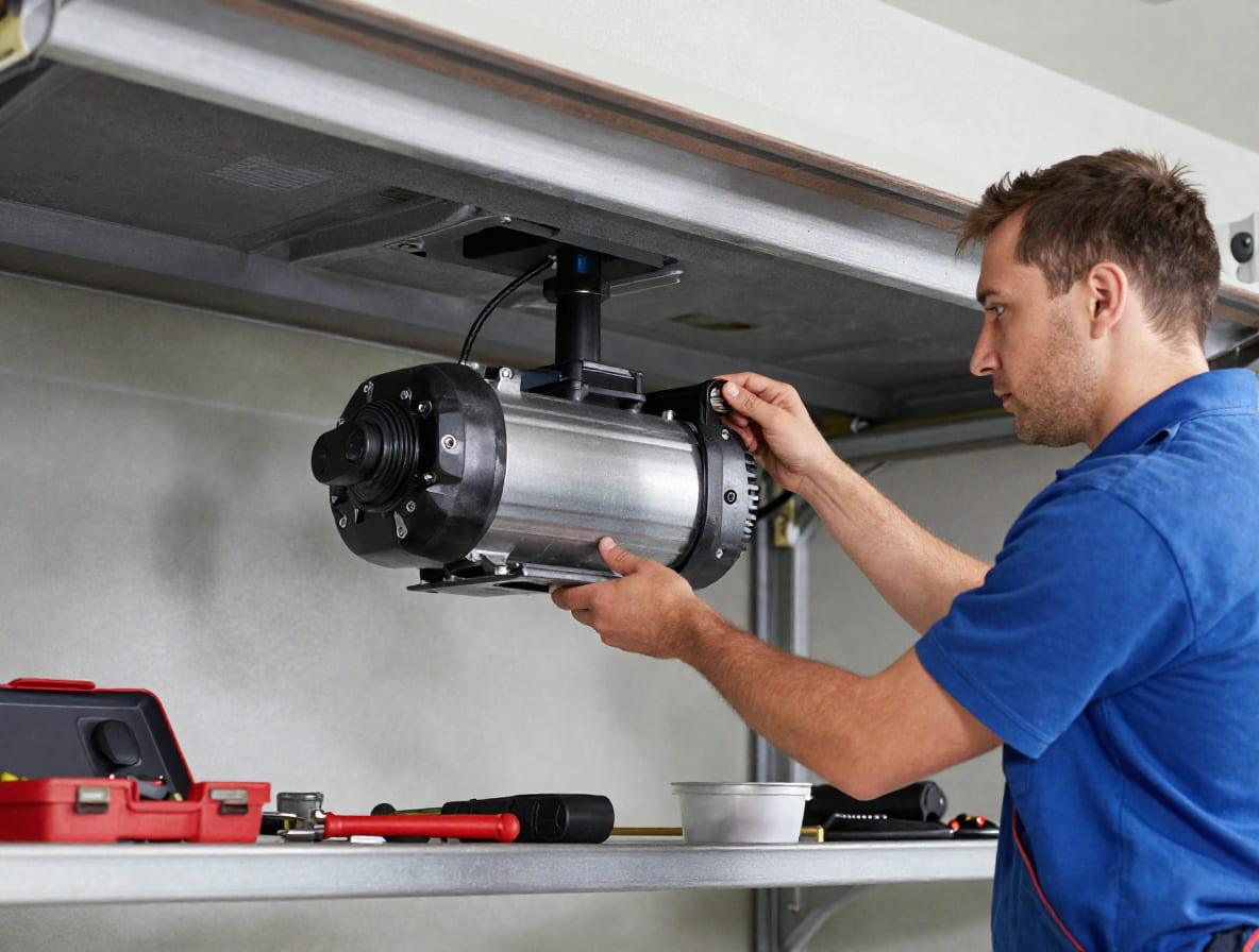 Technician using hand tools