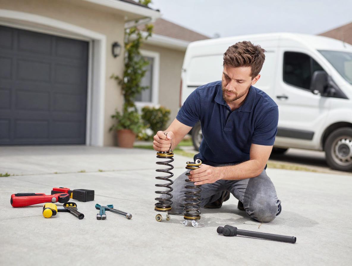 Garage door repair tools