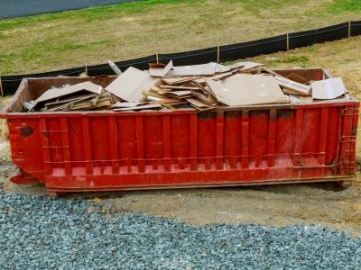 Landscaping Debris Removal Dumpster Aurora