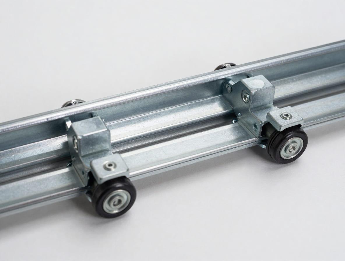 Garage door track service