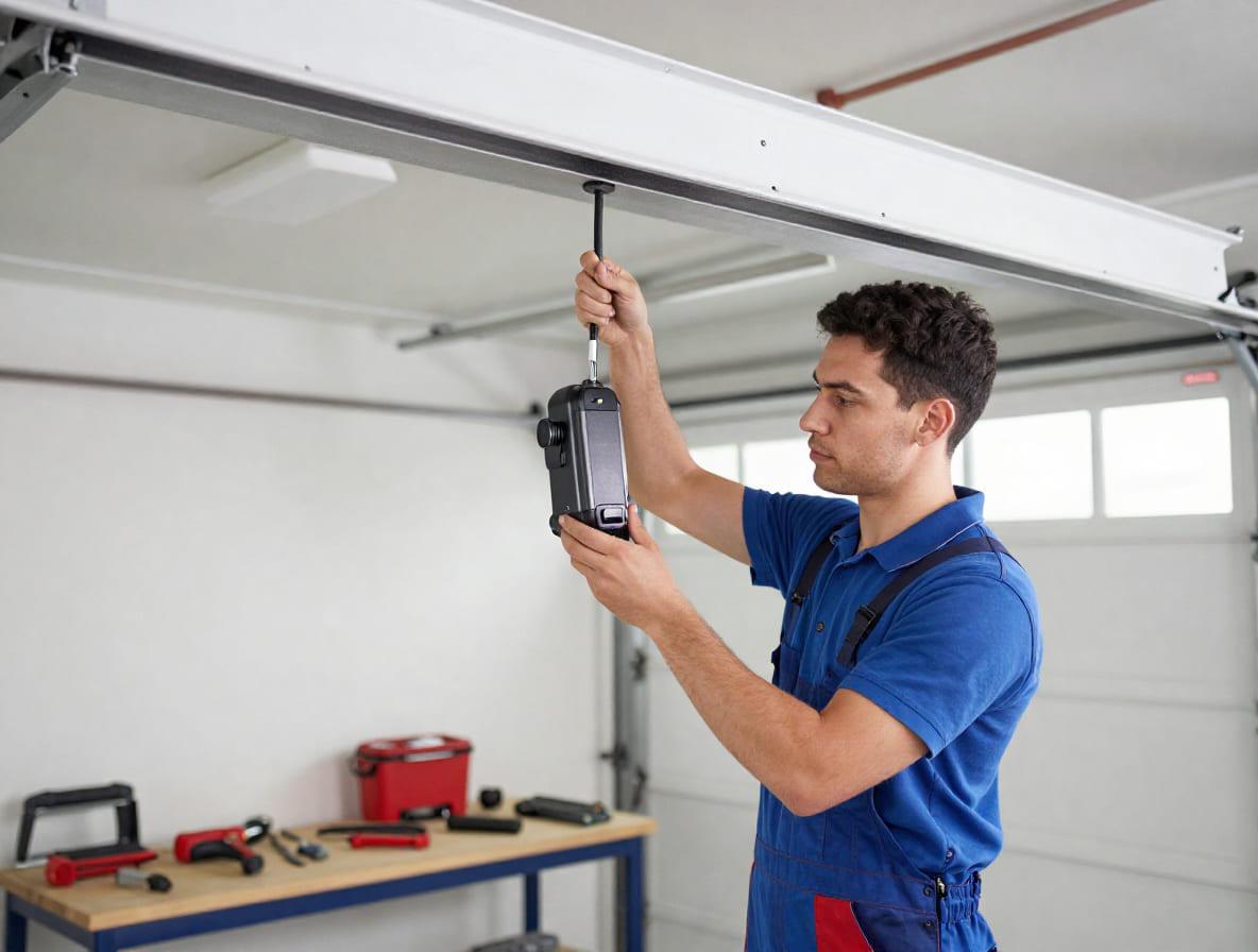 Garage door maintenance service